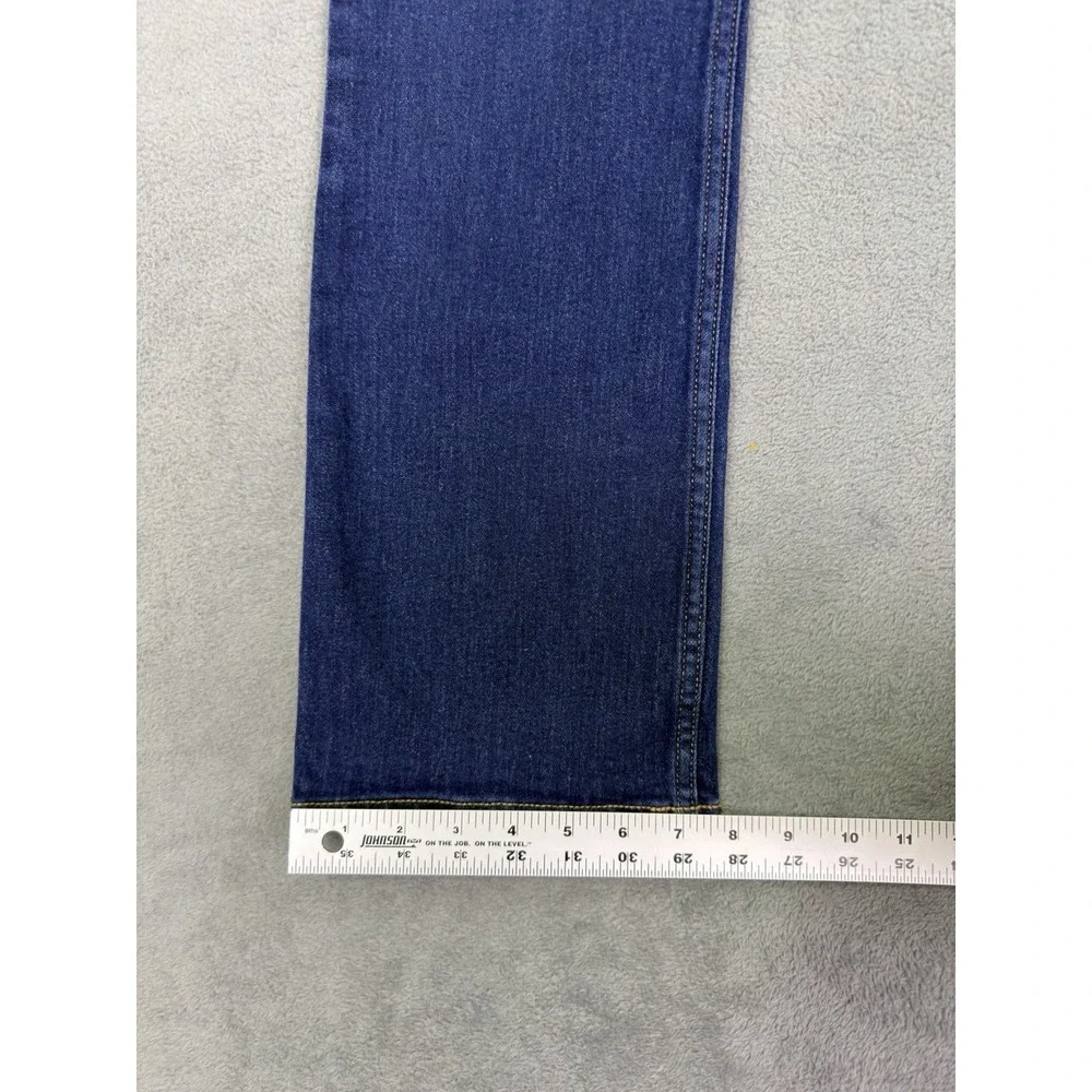 Old Navy Jeans Womens 8 Short Blue Dark Wash Mid Rise Wow Bootcut Stretch
